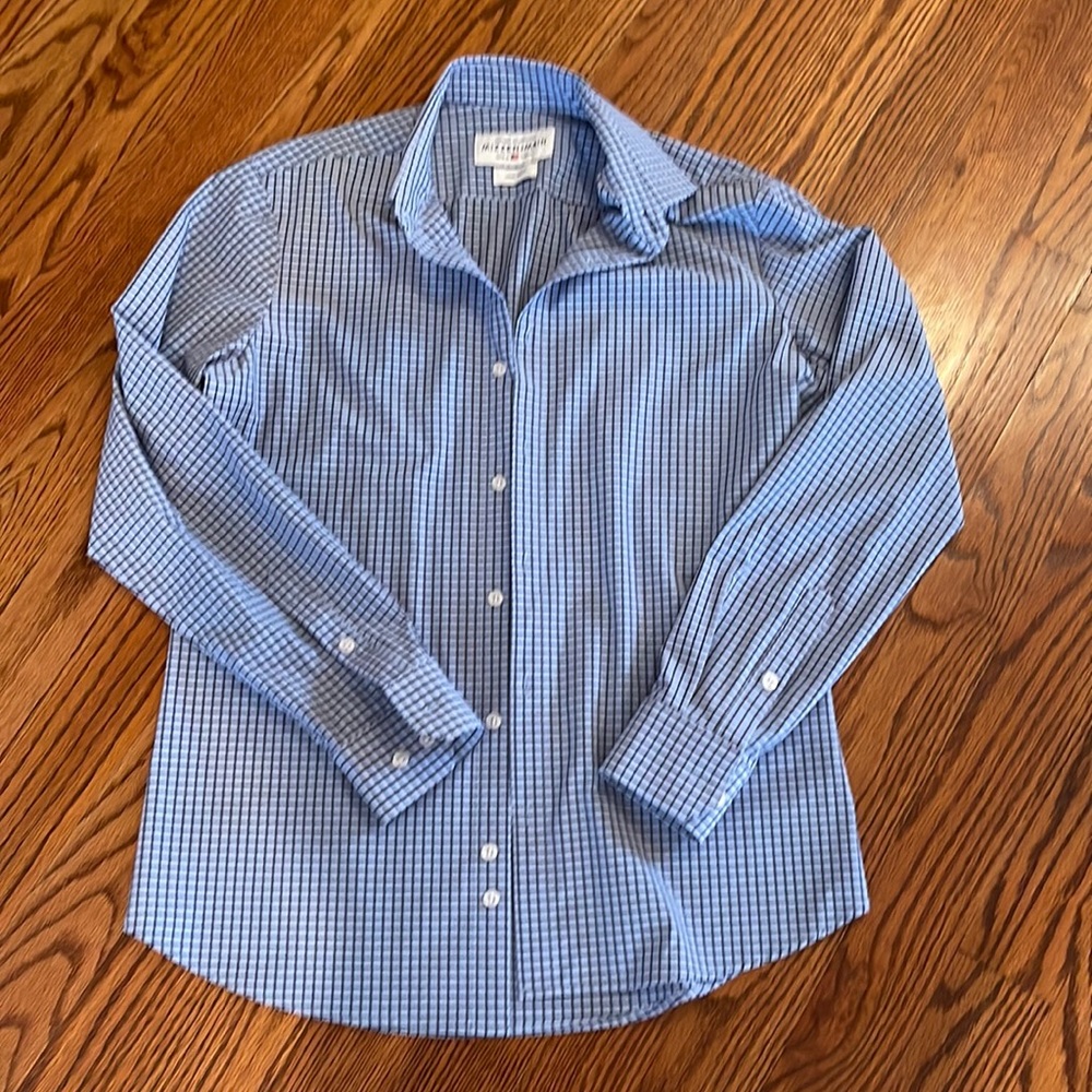Mizzen+Main Blue Checkered Men's Shirt